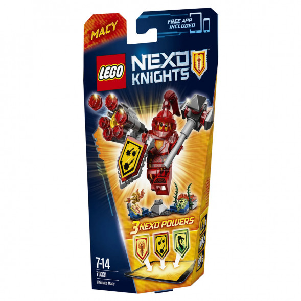 Конструктор LEGO Nexo Knights 70331 Мэйси – Абсолютная сила в Великом Новгороде