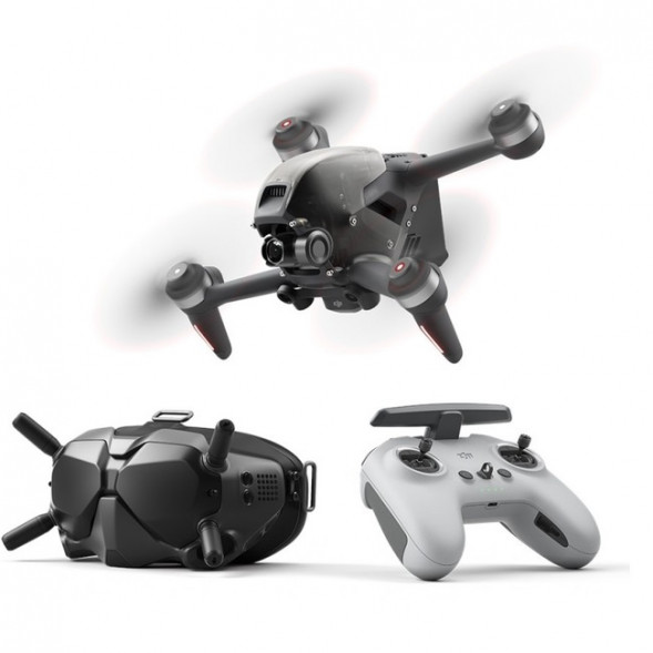 Квадрокоптер DJI FPV Combo (CN), grey в Великом Новгороде
