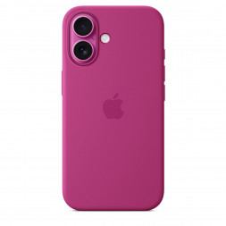 Чехол Apple для iPhone 16 Plus Silicone MagSafe, Fuchsia (MYYE3ZM/A)