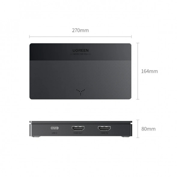 Карта видеозахвата UGREEN CM630 HDMI 4K60Hz в Великом Новгороде