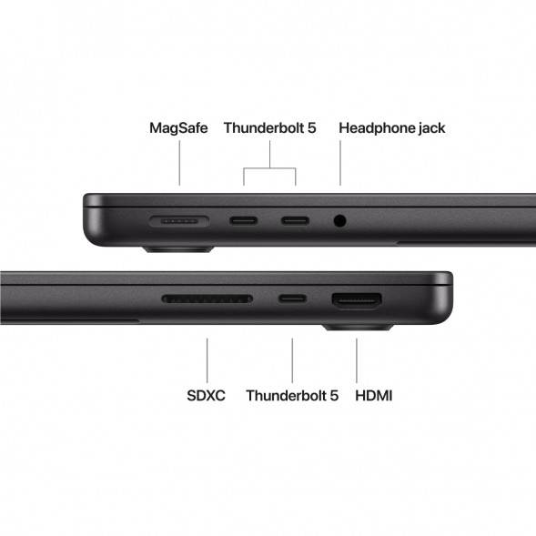 Ноутбук Apple MacBook Pro 14 2026 MJLW4 (M5 Pro 16-Core GPU, 24GB/2TB), Черный космос/Space Black в Великом Новгороде