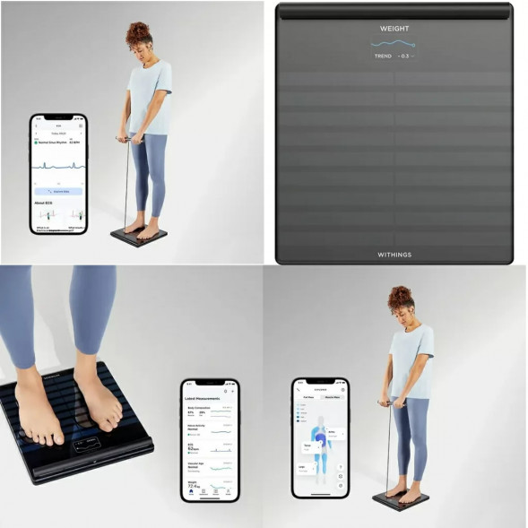 Умные весы Withings Body Scan, Black в Великом Новгороде