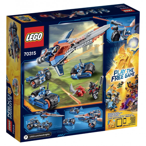 Конструктор LEGO Nexo Knights 70315 Устрашающий разрушитель Клэя в Великом Новгороде
