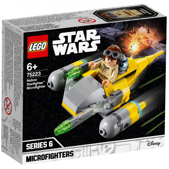 Конструктор LEGO Star Wars 75223 Микрофайтеры: Истребитель с планеты Набу в Великом Новгороде