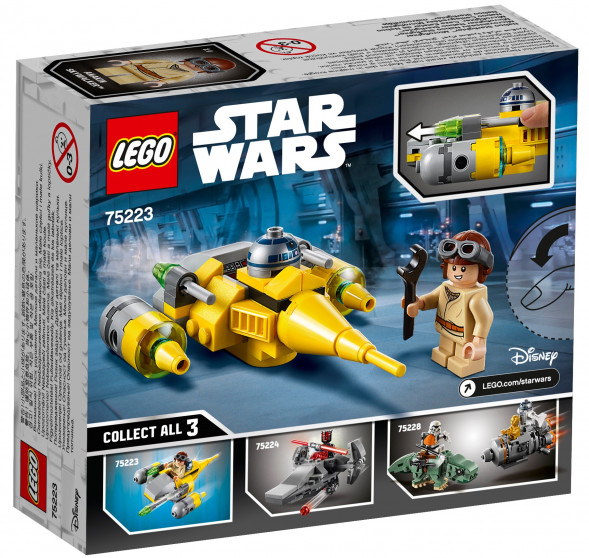 Конструктор LEGO Star Wars 75223 Микрофайтеры: Истребитель с планеты Набу в Великом Новгороде