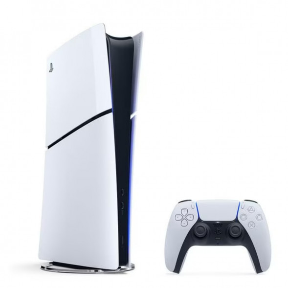 Игровая консоль Sony Playstation 5 Slim 1 ТБ без дисковода (CFI-2016), белый в Великом Новгороде