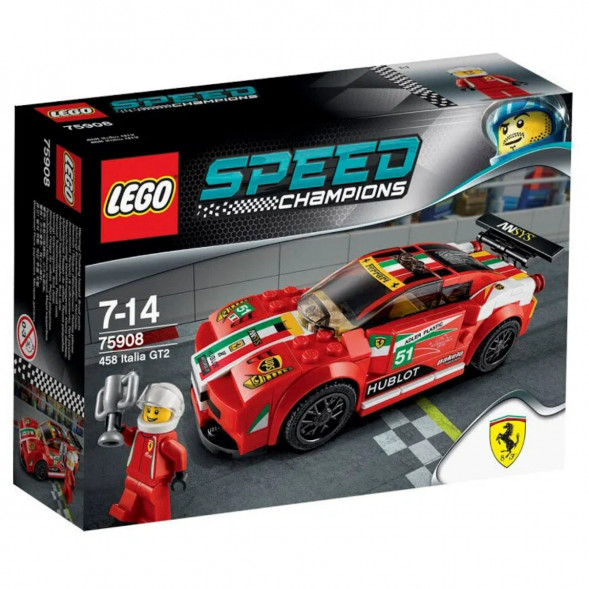 Конструктор LEGO Speed Champions 75908 Феррари 458 Италия GT2 в Великом Новгороде