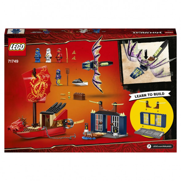 Конструктор LEGO Ninjago 71749 Дар Судьбы Решающая битва в Великом Новгороде