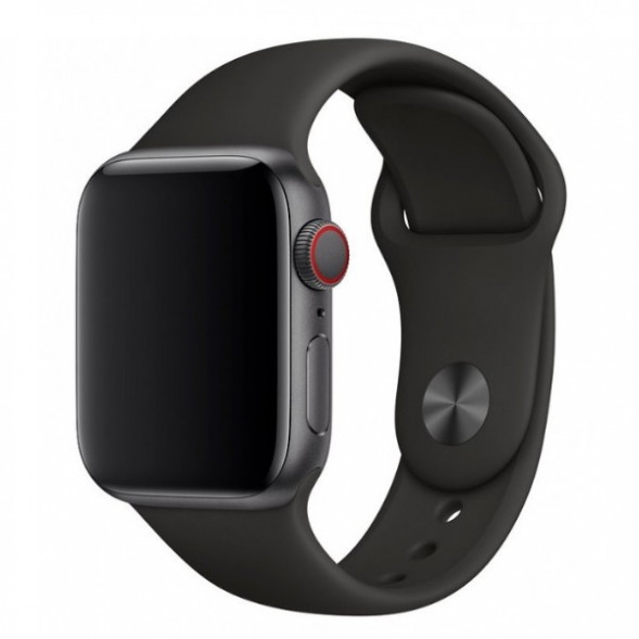 Ремешок для Apple Watch 44mm Black Sport Band (MTPL2ZM/A), черный в Великом Новгороде