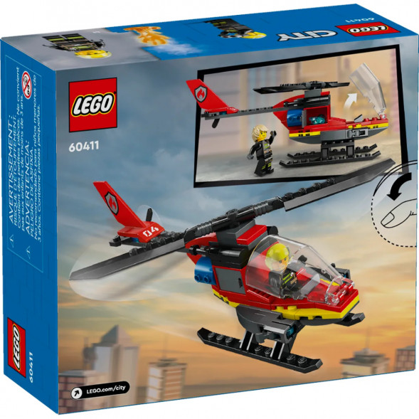 Конструктор LEGO City 60411 Пожарно-спасательный вертолет в Великом Новгороде
