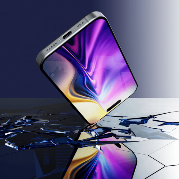 Закаленное стекло Graphene Rock Series 2.5D для iPhone 17 Pro в Великом Новгороде