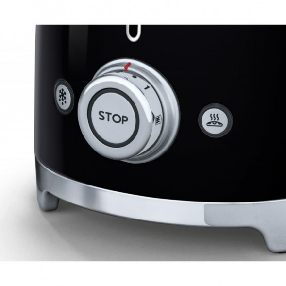 Тостер Smeg TSF01BLEU, черный в Великом Новгороде
