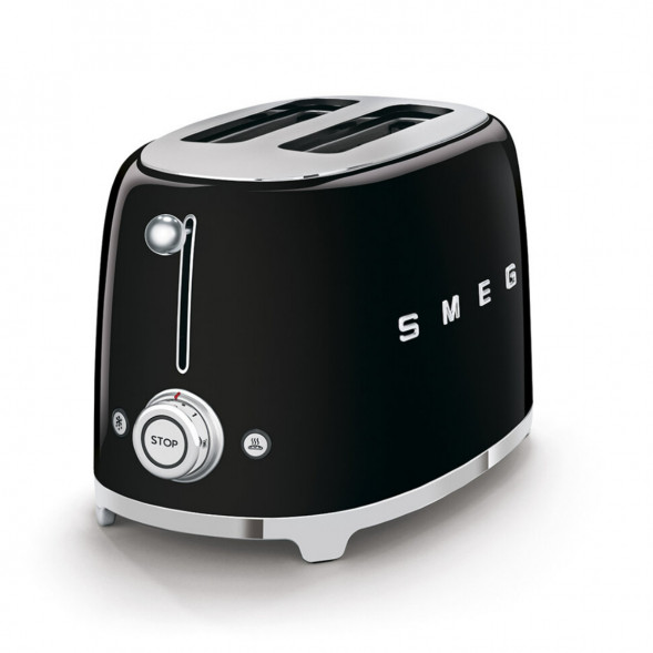 Тостер Smeg TSF01BLEU, черный в Великом Новгороде