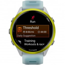 Умные часы Garmin Forerunner 570 47 мм Amp Yellow Aluminium/Translucent Whitestone/Turquoise 010-02971-01