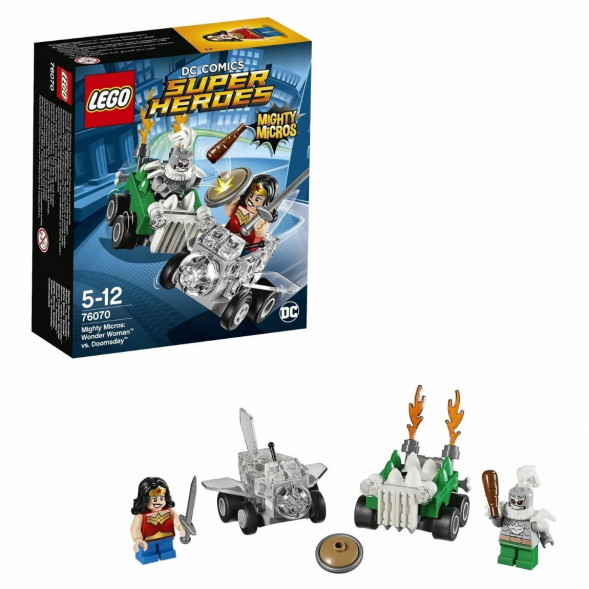 Конструктор LEGO Super Heroes 76070 Mighty Micros: Чудо-женщина против Думсдэя в Великом Новгороде