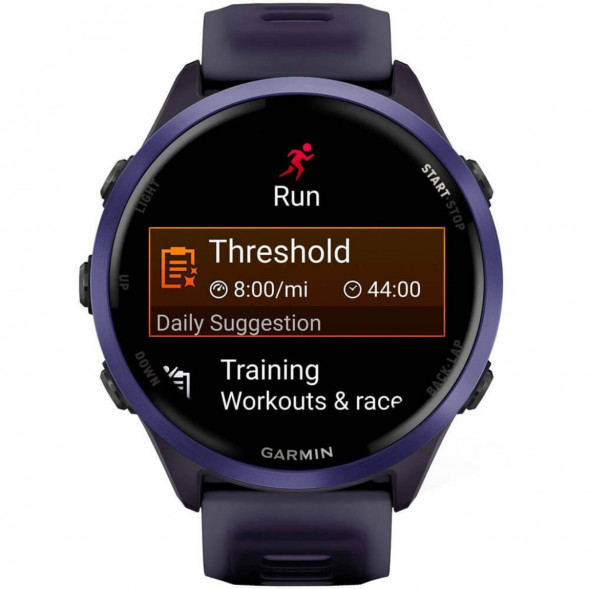 Умные часы Garmin Forerunner 570 47 мм Indigo Aluminium/Translucent Imperial Purple/Indigo 010-02971-02 в Великом Новгороде