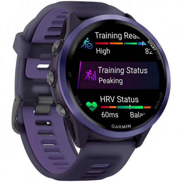 Умные часы Garmin Forerunner 570 47 мм Indigo Aluminium/Translucent Imperial Purple/Indigo 010-02971-02 в Великом Новгороде