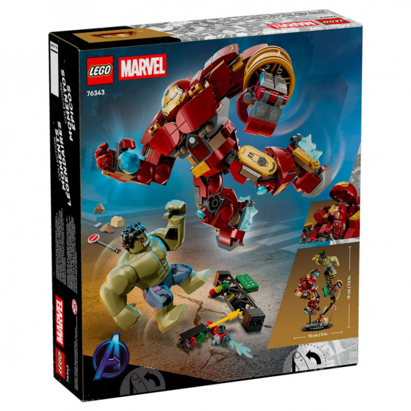Конструктор LEGO Super Heroes 76343 Легендарная битва Халкбастера против Халка в Великом Новгороде