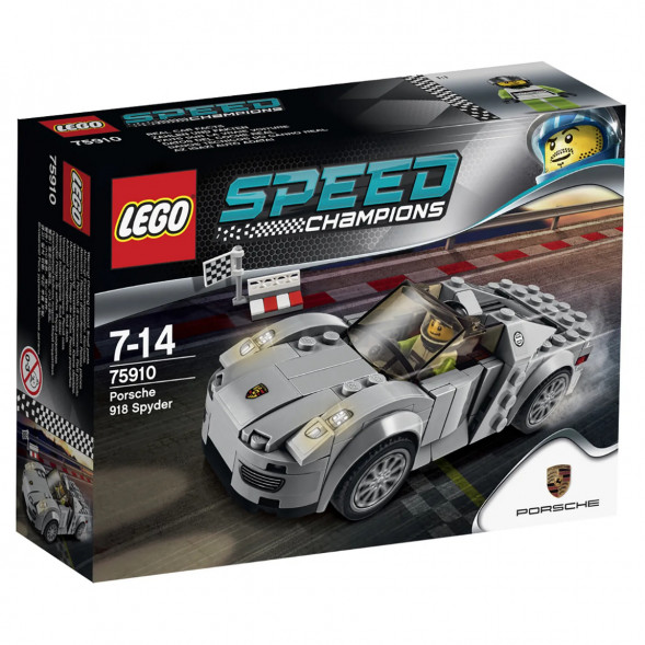 Конструктор LEGO Speed Champions 75910 Porsche 918 Spyde в Великом Новгороде