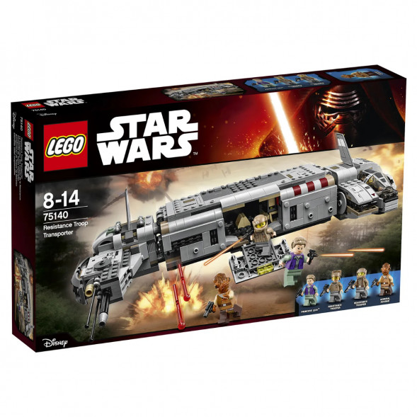 Конструктор LEGO Star Wars 75140 Военный транспорт Сопротивления в Великом Новгороде