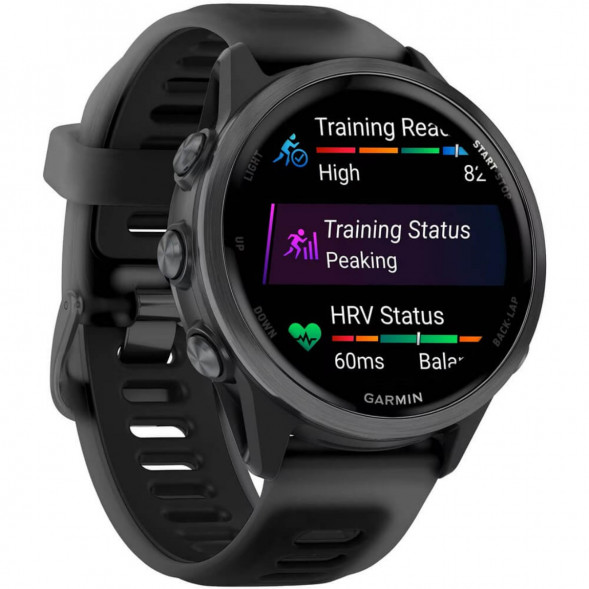 Умные часы Garmin Forerunner 570 42 мм Slate Grey Aluminium/Translucent Black 010-02970-00 в Великом Новгороде