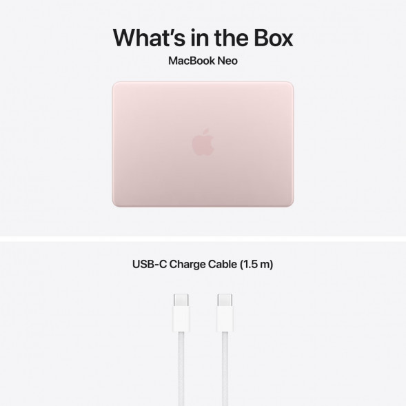 Ноутбук Apple MacBook Neo MHFH4 (A18 Pro 5-Core GPU, 8/256GB), Розовый/Blush в Великом Новгороде
