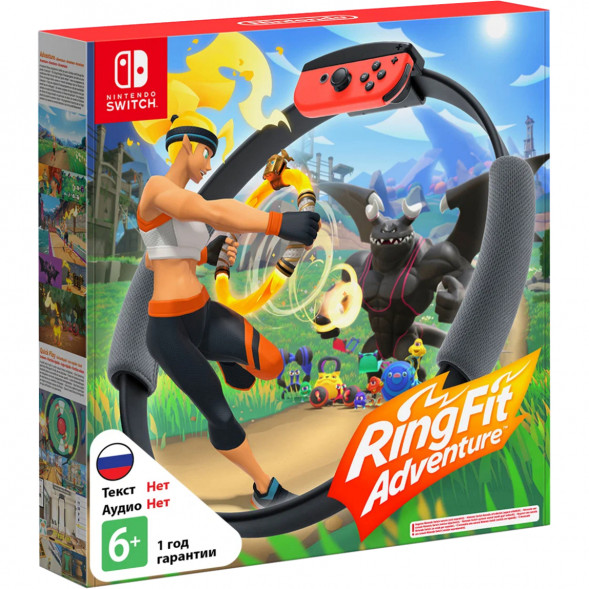 Ring Fit Adventure (Игра + контроллер Ring-Con + ремень на ногу Belt) [Nintendo Switch, английская версия] в Великом Новгороде