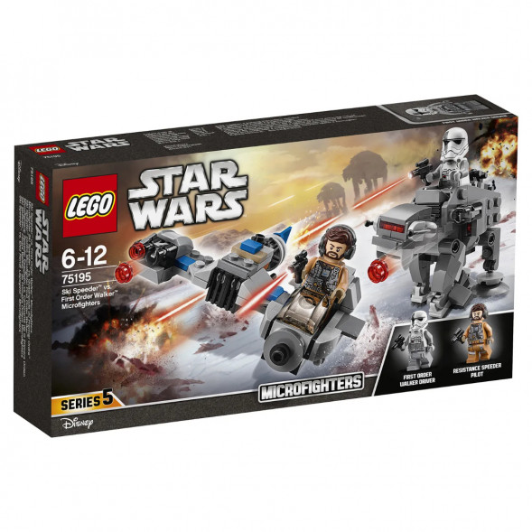Конструктор LEGO Star Wars 75195 Бой пехотинцев Первого Ордена против спидера на лыжах в Великом Новгороде