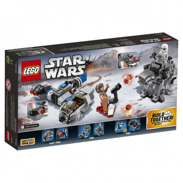 Конструктор LEGO Star Wars 75195 Бой пехотинцев Первого Ордена против спидера на лыжах в Великом Новгороде