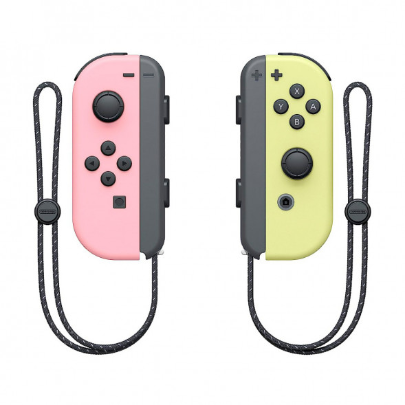 Геймпад Nintendo Switch Joy-Con controllers Duo, пастельный розовый / пастельный жёлтый в Великом Новгороде