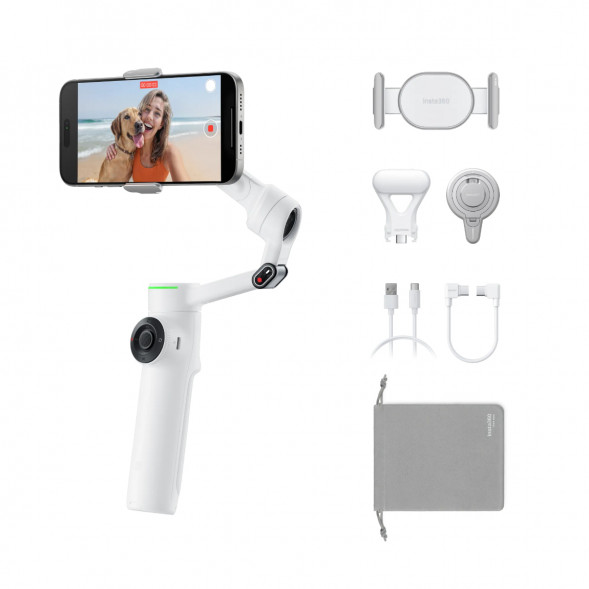Стабилизатор Insta360 Flow 2 Pro Creator Kit, Summit White в Великом Новгороде