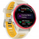 Умные часы Garmin Forerunner 570 42 мм Raspberry Aluminium/Translucent Bone/Mango 010-02970-02 в Великом Новгороде