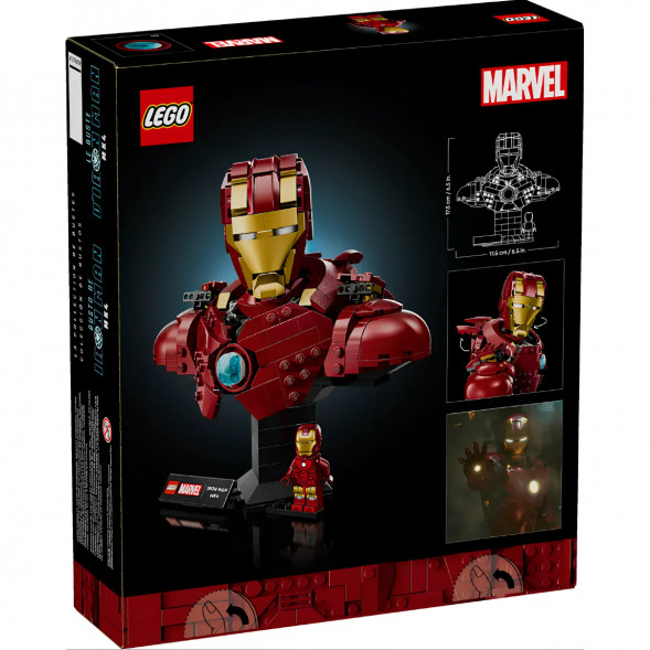 Конструктор LEGO Super Heroes 76327 Бюст Железного человека MK4 в Великом Новгороде