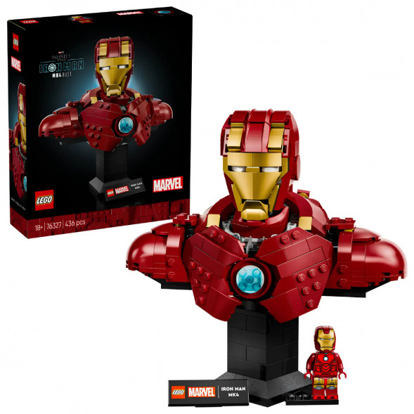 Конструктор LEGO Super Heroes 76327 Бюст Железного человека MK4 в Великом Новгороде