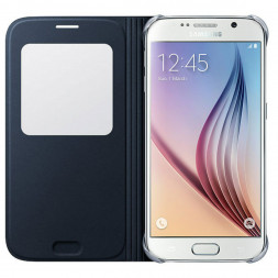 Чехол для Samsung Galaxy S6 S-View Cover (EF-CG920BBE), Black
