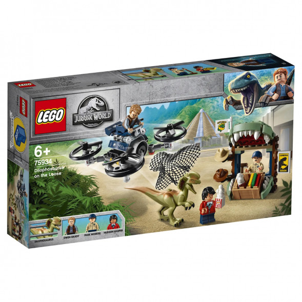 Конструктор LEGO Jurassic World 75934 Побег дилофозавра в Великом Новгороде