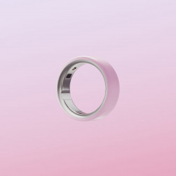 Умное кольцо Oura Ring 4 Ceramic (размер 15), Розовый/Petal