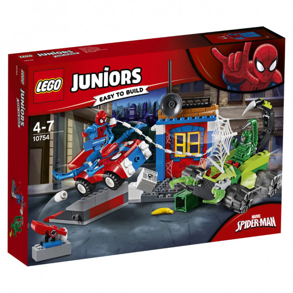 Конструктор LEGO Juniors 10754 Решающий бой Человека-паука против Скорпиона в Великом Новгороде