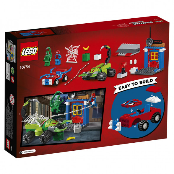 Конструктор LEGO Juniors 10754 Решающий бой Человека-паука против Скорпиона в Великом Новгороде