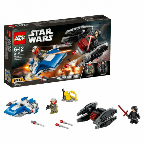 Конструктор LEGO Star Wars 75196 Истребитель типа A против бесшумного истребителя СИД в Великом Новгороде