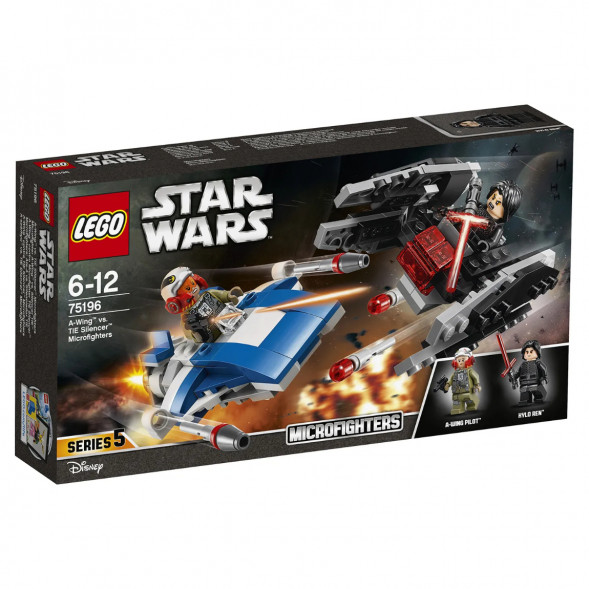 Конструктор LEGO Star Wars 75196 Истребитель типа A против бесшумного истребителя СИД в Великом Новгороде