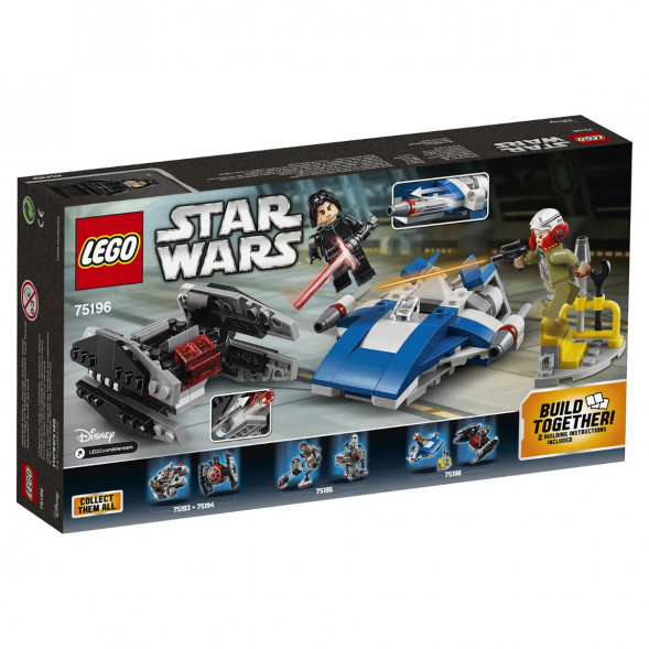 Конструктор LEGO Star Wars 75196 Истребитель типа A против бесшумного истребителя СИД в Великом Новгороде
