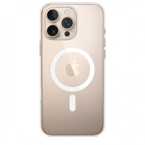 Чехол Apple Clear Case with MagSafe для iPhone 16 Pro Max, прозрачный (MA7F4ZM/A) в Великом Новгороде