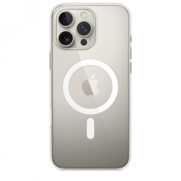 Чехол Apple Clear Case with MagSafe для iPhone 16 Pro Max, прозрачный (MA7F4ZM/A) в Великом Новгороде