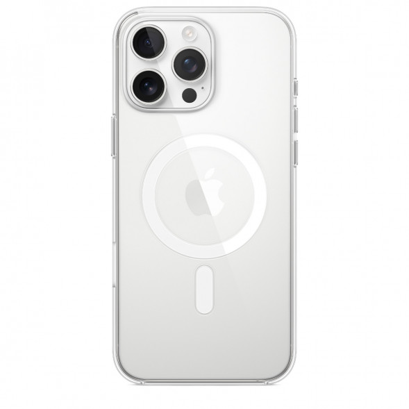 Чехол Apple Clear Case with MagSafe для iPhone 16 Pro Max, прозрачный (MA7F4ZM/A) в Великом Новгороде