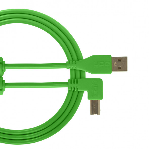 Аудиокабель UDG Ultimate Audio Cabel  USB 2.0 A-B 2 метра, зелёный в Великом Новгороде