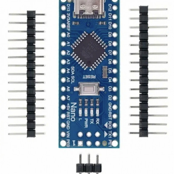 Микроконтроллер Arduino NANO TYPE-C V3.0 (совместимый) Atmega328 CH340 в Великом Новгороде