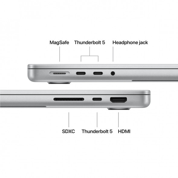 Ноутбук Apple MacBook Pro 14 2026 MGDQ4 (M5 Max 32-Core GPU, 36GB/2TB), Серебристый/Silver в Великом Новгороде