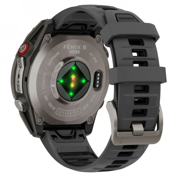 Умные часы Garmin Fenix 8 PRO, 47 мм, AMOLED, Sapphire, Titanium with Graphite/Black Silicone Band 010-03198-10 в Великом Новгороде