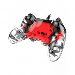 Геймпад проводной Nacon Illuminated Compact PS4, красный